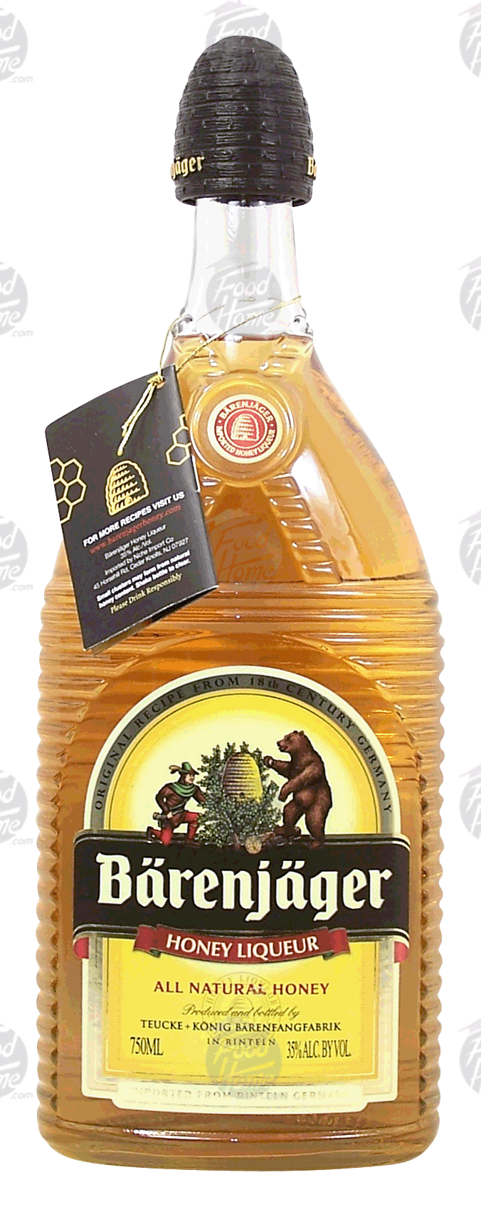 Barenjager  honey liqueur, 35% alc. by vol. Full-Size Picture